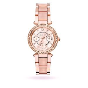 Micheal kors rose gold watch